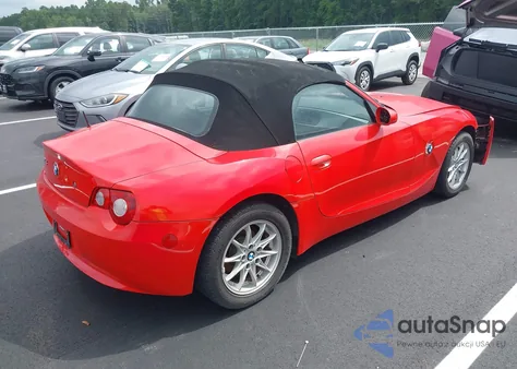 2005 BMW Z4 2.5I z USA, uszkodzony, nr VIN 4USBT33585LR70798